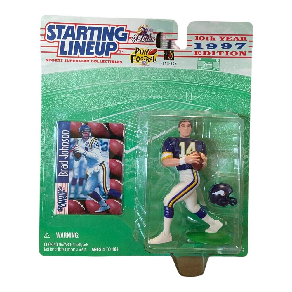 Brad Johnson Starting Lineup 1997 Figure Minnesota Vikings QB‎ Football